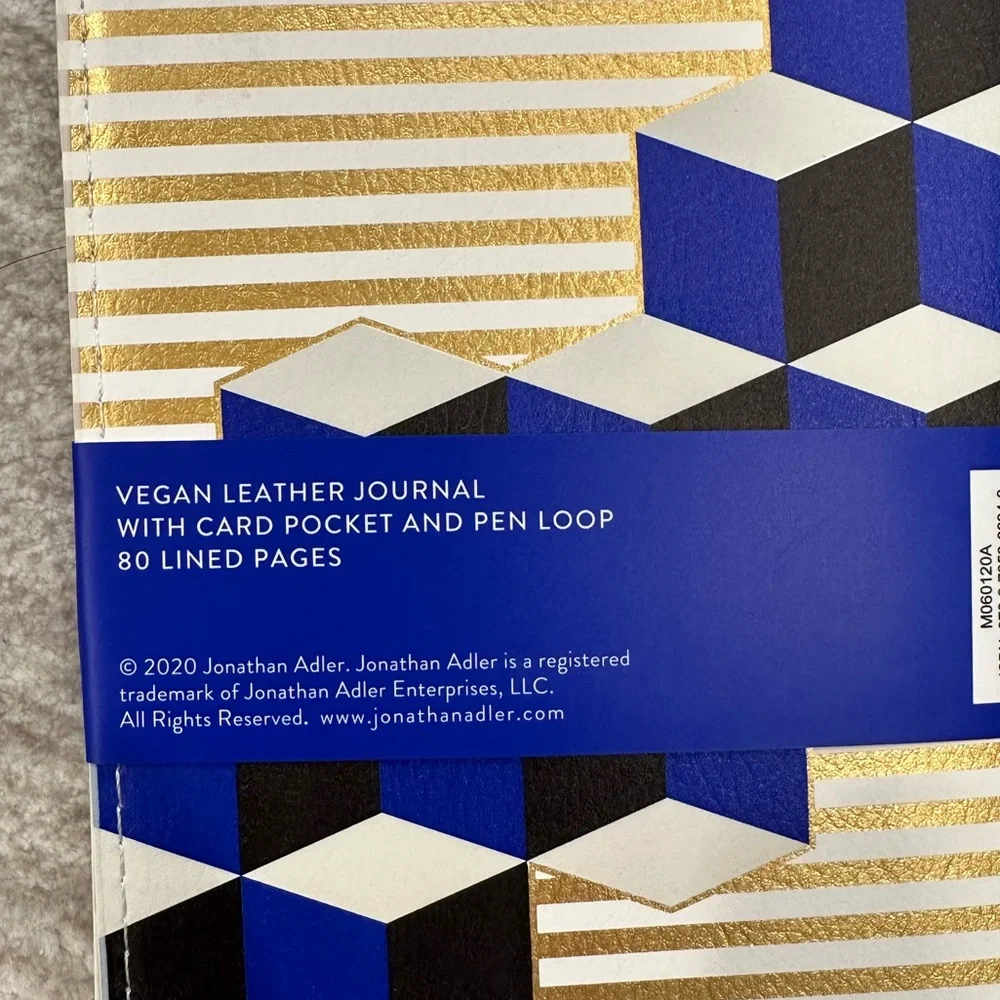 NEW! JONATHAN ADLER Blue Versailles Travel Journal!
